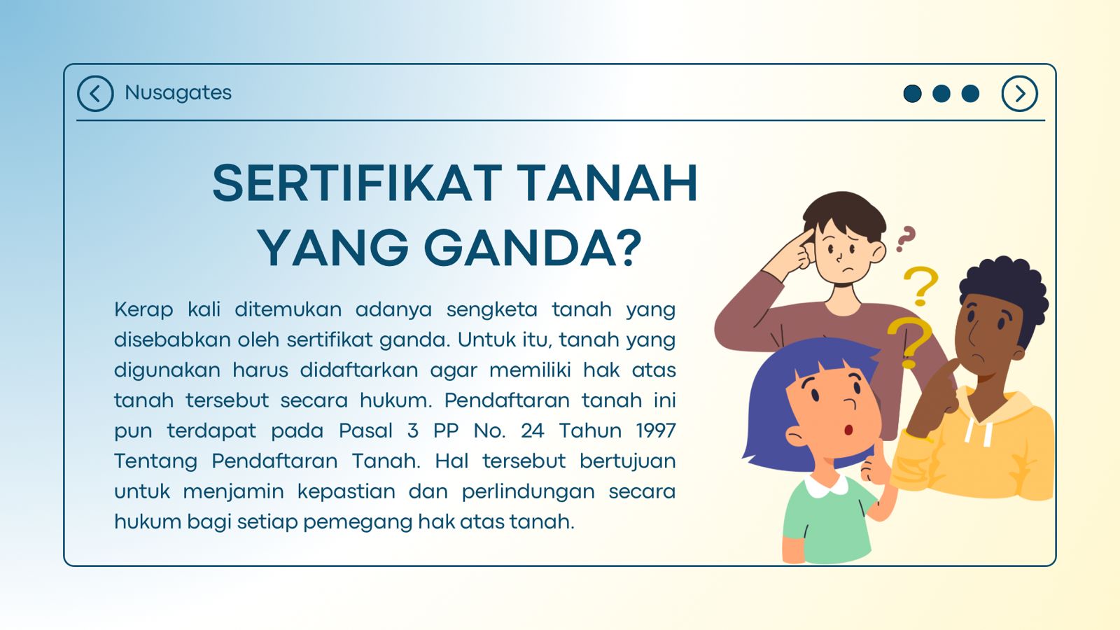 Sertifikat Ganda Dalam Sengketa Tanah