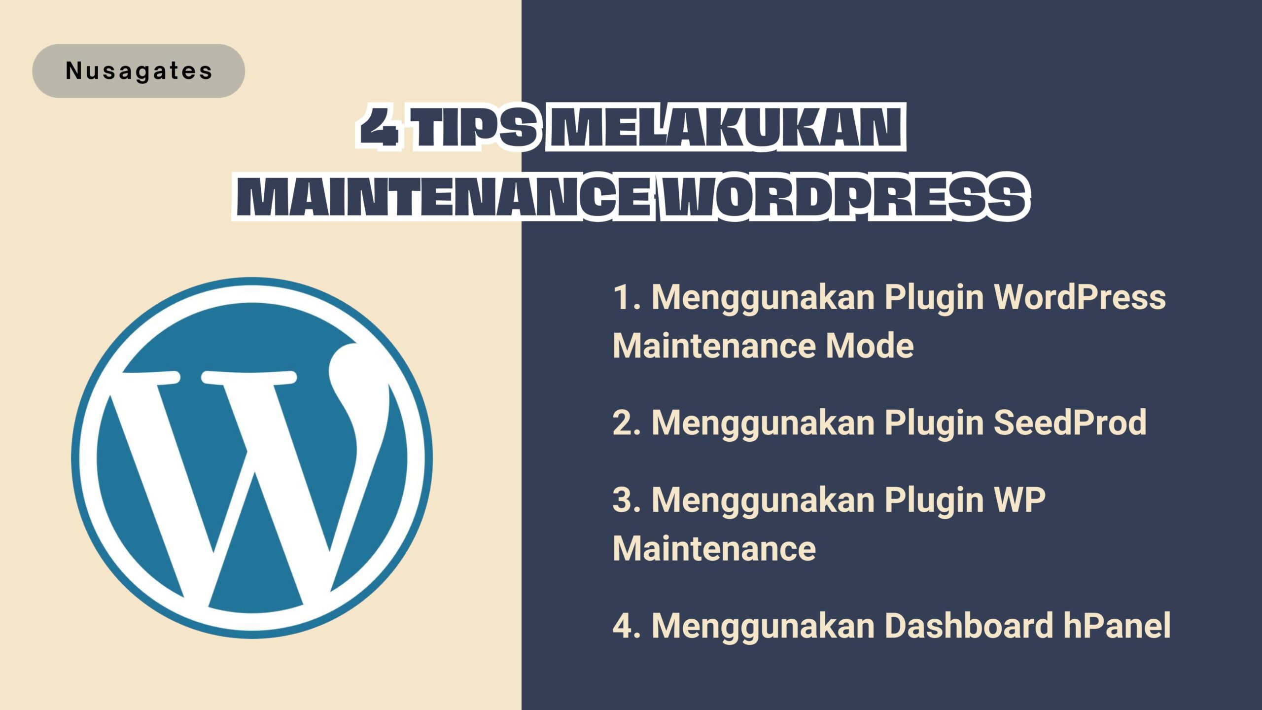 4 tips melakukan maintenance wordpress