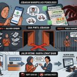 Ilustrasi modus salah transfer berujung utang pinjol - Gemini