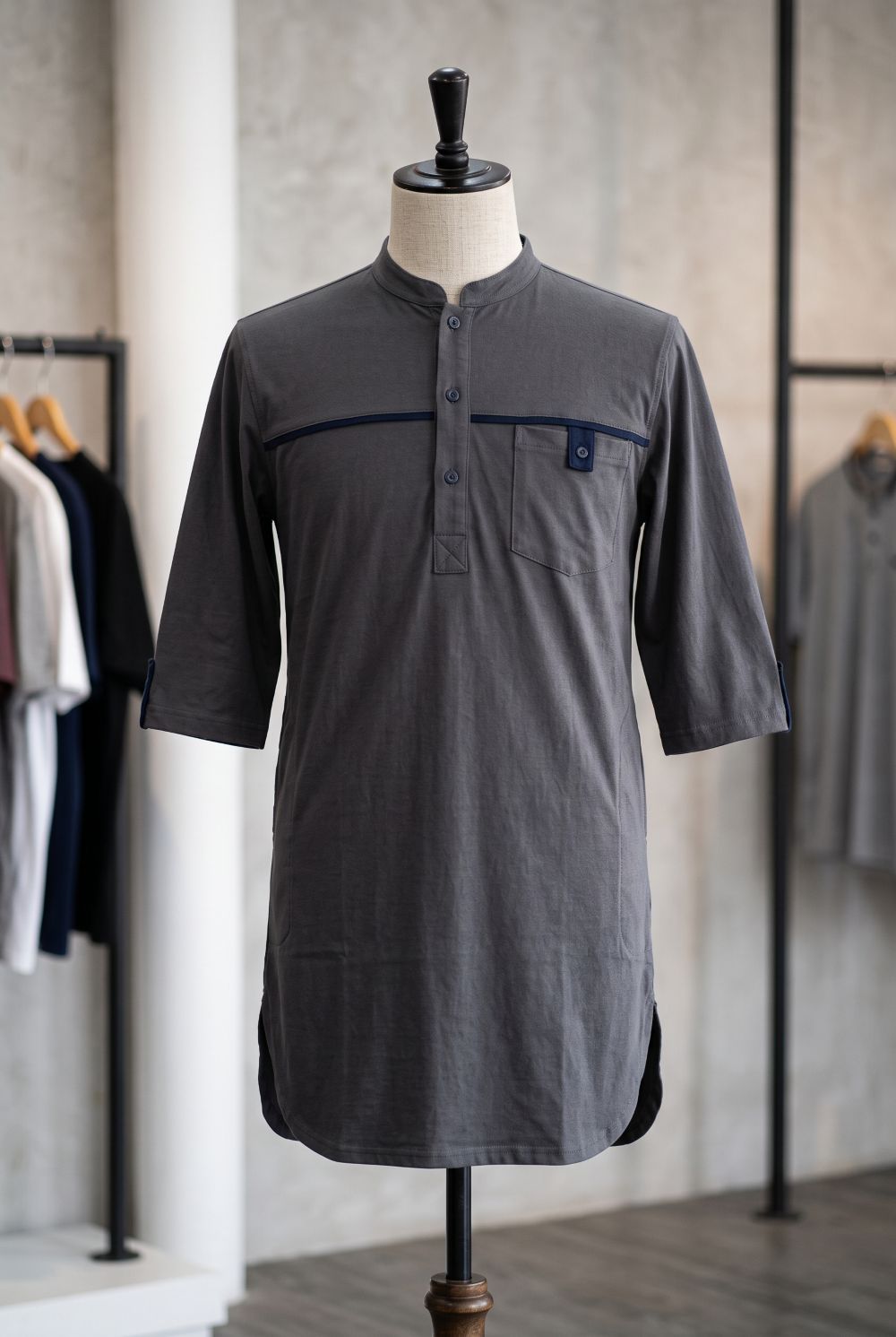 Koko Kurta Kaos Pakistan Premium Bahan Kaos SYAFIQ
